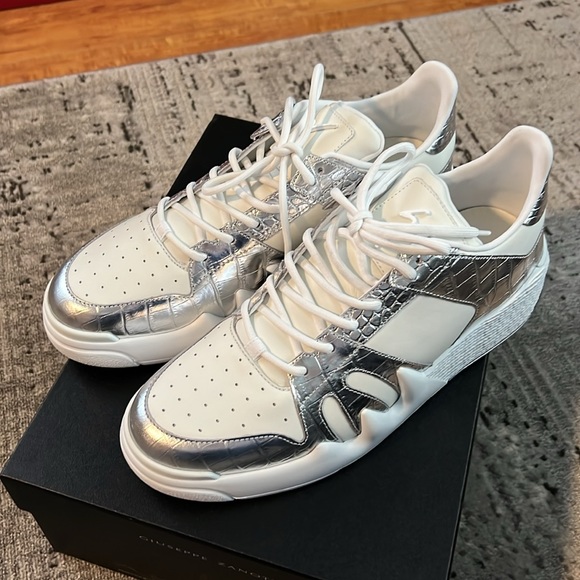 Giuseppe Zanotti Men Talon Metallic Sneakefs - Picture 8 of 14